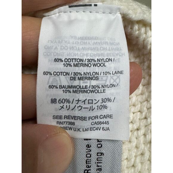 NWOT - J. CREW Long Open Cardigan Sweater, Cotton/Merino Wool Blend, Sz XL - Picture 9 of 11